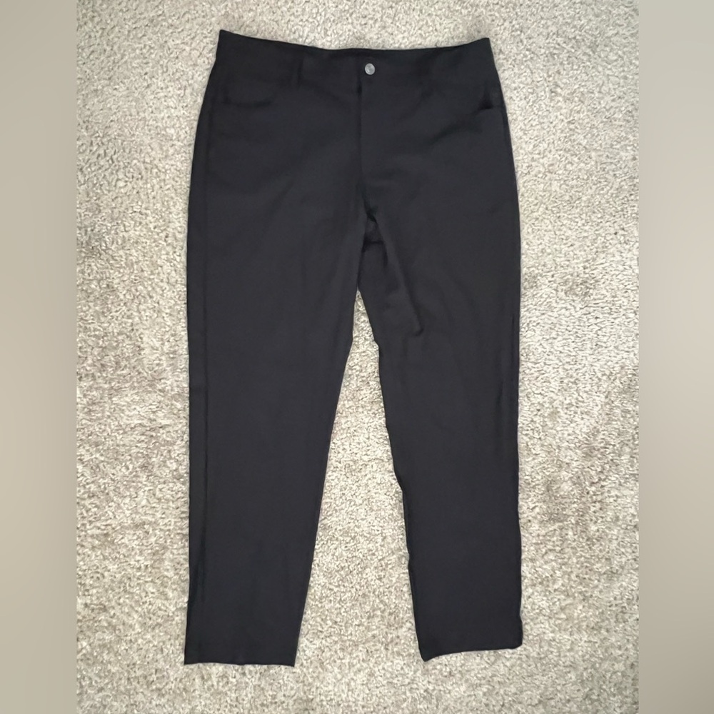 Fabletics Black Dress Pants Slim Fit Tailored